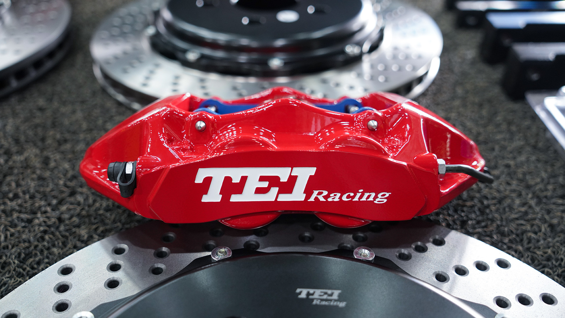 Six Piston Jeep Big Brake Kit , TEI Racing Performance Car Parts