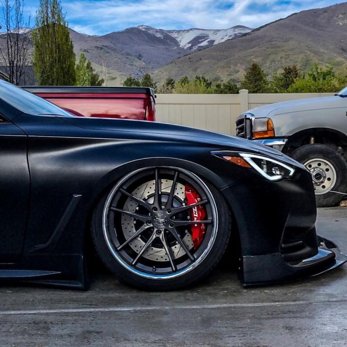 Infiniti Q60 Big Brake Kits 6 Piston Caliper With 405*34mm Rotor 20