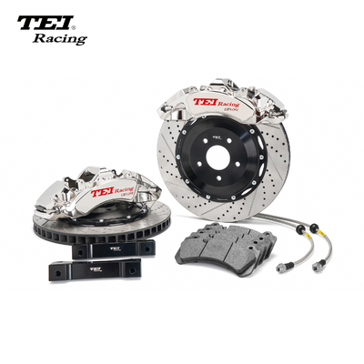 6 Piston Racing Caliper Brake Kit With 405*34 MM Carbon Ceramic Disc Racing And Brake Pads For Mercedes Benz AMG 20 Inch