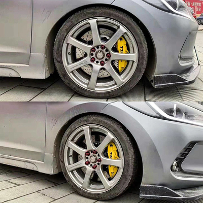 4 Piston Racing Caliper Brake Kit With 355*32 MM High Carbon Disc Racing And Brake Pads For Hyudnai Veloster 18 Inch Rim
