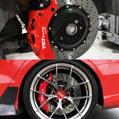 Rear BBK Audi Big Brake Kit For RS4 RS3 With 380*28 Mm Rotor 19 Inch 20 Inch Wheel Rear Brake Kit To Keep EBP Function