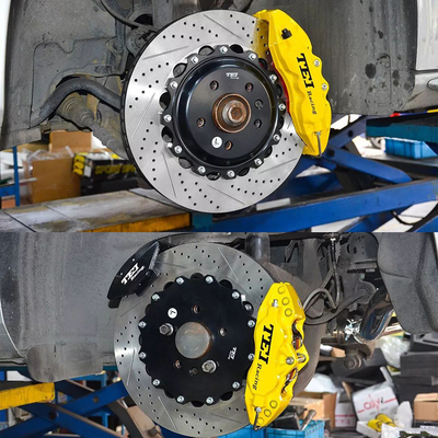 BBK Audi Big Brake Kit For A4 B8 18 Inch Car Rim Front 6 And Rear 4 Piston Caliper To Keep The EBP Function