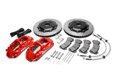 BBK 6 Piston Caliper Big Brake Kit Compatible With Audi A8 Performance Cars 20inch Wheel