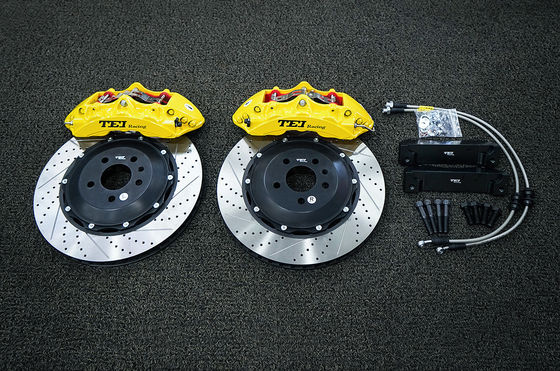 TEI Racing BBK P60NS 6 Piston Forged two-pieces Caliper Brake Kit For Audi A6 19 Inch Wheel Front