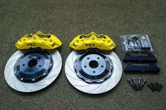 Front Brake Caliper Kit With 378x32mm Vented Disc Rotor For HIGHLANDER 2009-2021 19/20" Wheel
