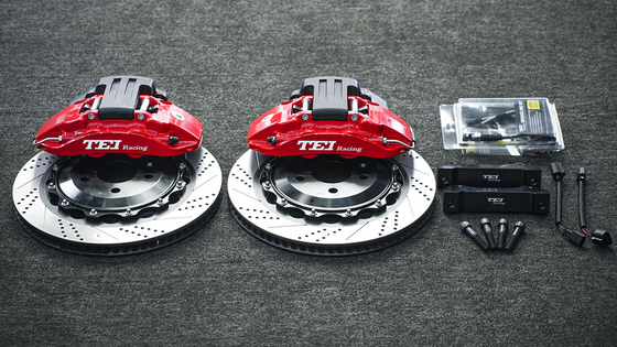 Buy Audi Big Brake Kit Integrated Electronic Parking Brake For Rear Wheel 4 Piston Caliper For A4L online manufacture