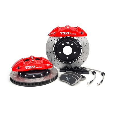 Buy 4 Piston Caliper With 330*28 Disc Tei Racing Brake Kit For 2019 Year 17 Inch Car Rim Honda Civic online manufacture