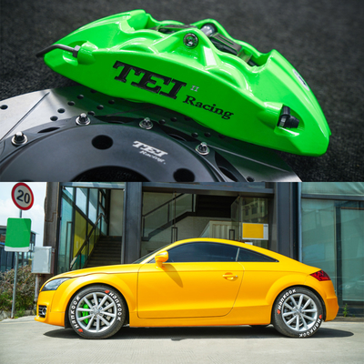 Buy Audi TT /TT RS Front BBK Big Brake Kit 4 Piston Forged Two Pieces Caliper With Disc Rotor 17 Inch Car online manufacture