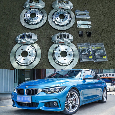 Buy Alloy BMW Big Brake Kit For 4 Series 18 Inch Car Rim Front And Rear 4 Piston Brake Kit Auto Brake System online manufacture