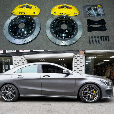 Buy High Performance BBK For Mercedes Benz CLA Class W117 18 Inch Car Rim Front 4 Piston Brake Kit Auto Brake System online manufacture