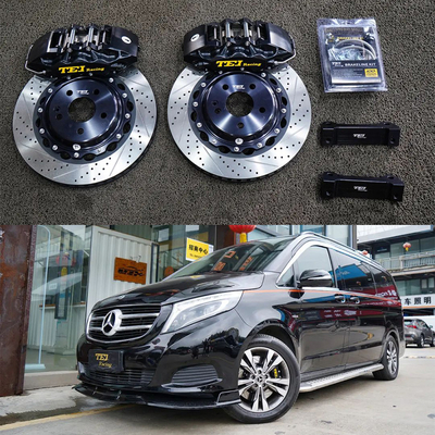 Buy BBK Mercedes Big Brake kit V Class V260 18 Inch Car Rim Front 6 Piston Piston Caliper Brake Kit Auto Brake online manufacture
