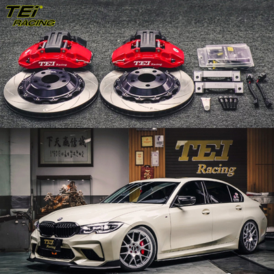 Buy Rear Big Brake Kit 4 Piston Caliper With 355x28mm Rotor BBK Auto Brake System For BMW 3 Series G28 19 Inch Car Rim online manufacture