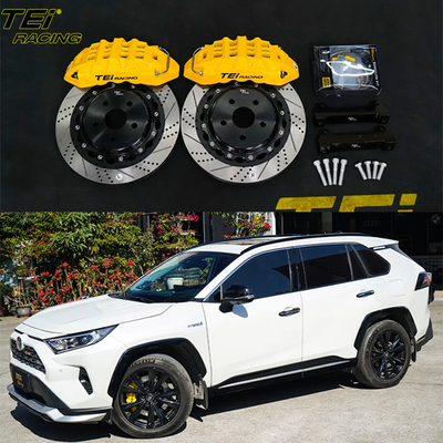 Buy Front Big Brake Kit 6 Piston Caliper With 355x28mm Rotor BBK Auto Brake System For Toyota RAV4 19 Inch Car Rim online manufacture