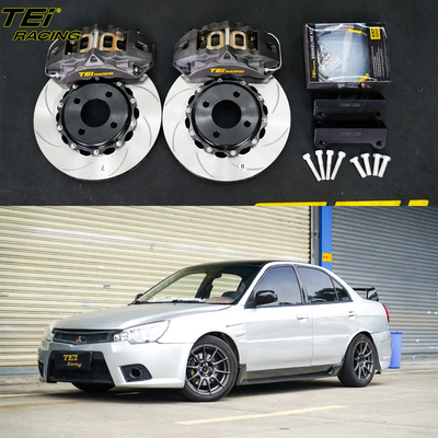 Buy Front Big Brake Kit 4 Piston Caliper with 286x24mm rotor BBK auto brake system For Mitsubishi Lancer 16 Inch car rim online manufacture