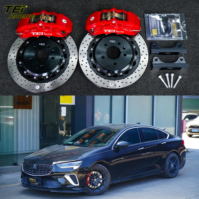 Buy Front Big Brake Kit 4 Piston Caliper with 355x28mm rotor BBK auto brake system For Buick Regal 18 Inch car rim online manufacture