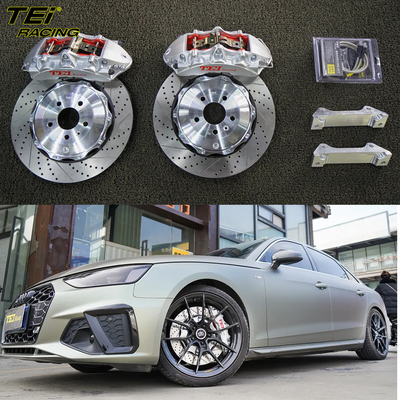 Buy Front Big Brake Kit 6 Piston Caliper with 378x32mm rotor BBK auto brake system For Audi A4b9​ 19 Inch car rim online manufacture