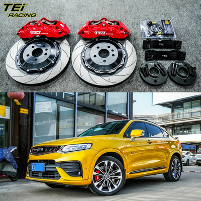 Buy Front Big Brake Kit 6 Piston Caliper With 378x32mm Rotor BBK Auto Brake System For Geely Tugella  20 Inch Car Rim online manufacture