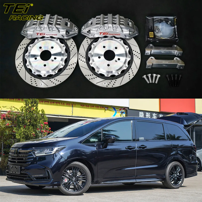 Buy Front Big Brake Kit 6 Piston Caliper With 355x28mm Rotor BBK Auto Brake System For Honda Odyssey 18 Inch Car Rim online manufacture