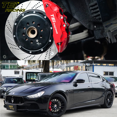 Buy Front Big Brake Kit 6 Piston Caliper With 378x32mm Rotor BBK Auto Brake System For Maserati Ghibli 19 Inch Car Rim online manufacture