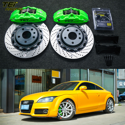 Buy Front Big Brake Kit 4 Piston Caliper With 330x28mm Rotor BBK Auto Brake System For Audi TT 17 Inch Car Rim online manufacture