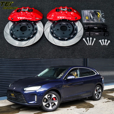 Buy Front Big Brake Kit 6 Piston Caliper with 378x32mm rotor BBK auto brake system For AITO M5 19 Inch car rim online manufacture