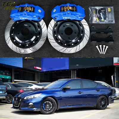 Buy Front Big Brake Kit 4 Piston Caliper With 355x32mm Rotor BBK Auto Brake System For Nissan Teana 18 Inch Car Rim online manufacture