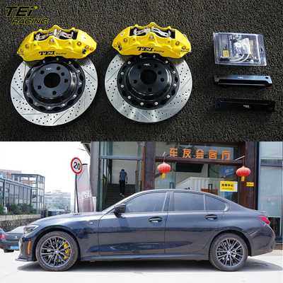 Buy Front Big Brake Kit 6 Piston Caliper With 355x32mm Rotor BBK Auto Brake System For BMW 325Li 18 Inch Car Rim online manufacture