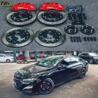 Buy BBK Front 6pot Caliper 355x32mm Rotor And Rear Upgrade 345mm Rotor Auto Brake System For Chevrolet Malibu XL 18 Inch Rim online manufacture