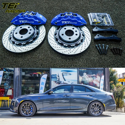 Buy Front Big Brake Kit 6 Piston Caliper with 355*32 mm rotor BBK auto brake system For Cadillac CT4 18 Inch car rim online manufacture