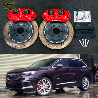 Buy Front Big Brake Kit 6 Piston Caliper with 405x34mm rotor BBK auto brake system For Buick Enclave 20 inch car rim online manufacture