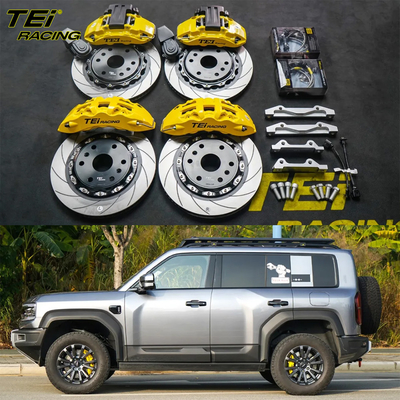 Buy Front 6 piston and rear 4 piston caliper with E-brake caliper BBK auto brake system For Fangchengbao Bao 5  18 inch rim online manufacture