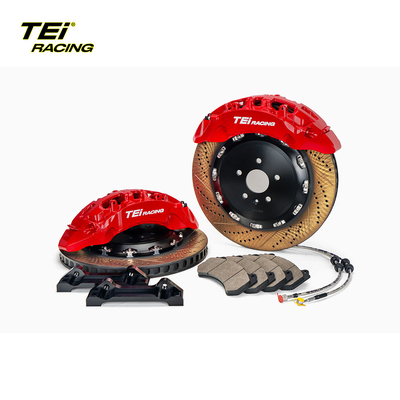 Buy TEiRacing Ultra-high Strength S-X 10 Pot Monoblock Caliper Big Brake Kit For 20/21/22/23/24 Inch Car Rim online manufacture