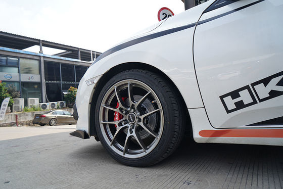 Buy Honda Civic EG6 EK9 EX Seden P40S 4 Piston Forged Caliper With 330*28mm Rotor 17 inch Wheel online manufacture