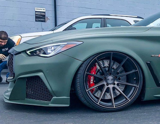 Buy Infiniti Q60 Big Brake Kits 6 Piston Caliper With 405*34mm Rotor 20 Inch Wheel Front online manufacture