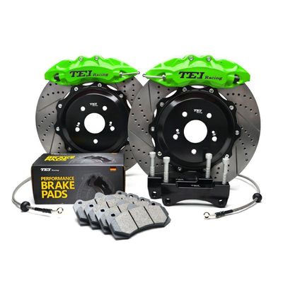 Buy Disc 378x32mm Brake Kit 6 Piston Caliper With 4 Piece Rotor Big Brake Kit For Acura CL 1997-1999 online manufacture