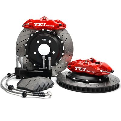 Buy Disc 330x28mm Brake Kit 4 Piston Caliper With 2 Piece Rotor Big Brake Kit For TOYOTA  2012 - online manufacture