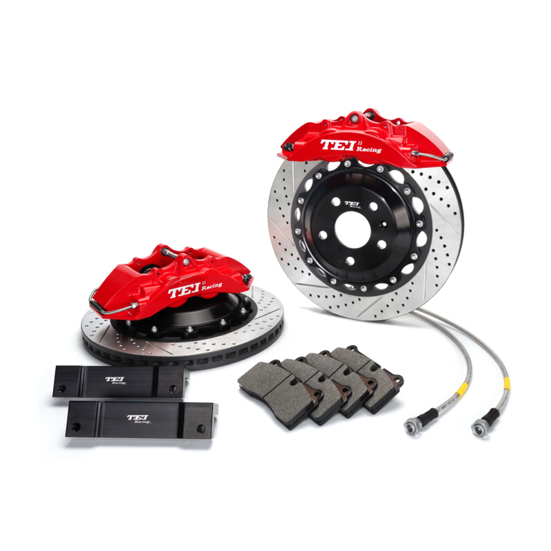 Wheel Calliper TeiRacing P40NS+Big Brake Caliper Kit 4 Pot Racing Caliper for Audi VW ...