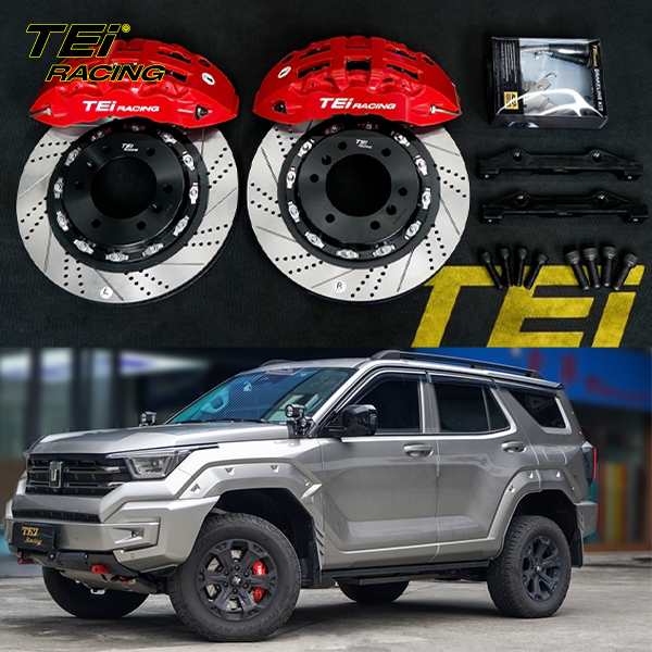 Tei Racing TEIRacing SR6 Front Big Brake Kit 6-Piston Caliper 355x32mm Rotor for ...