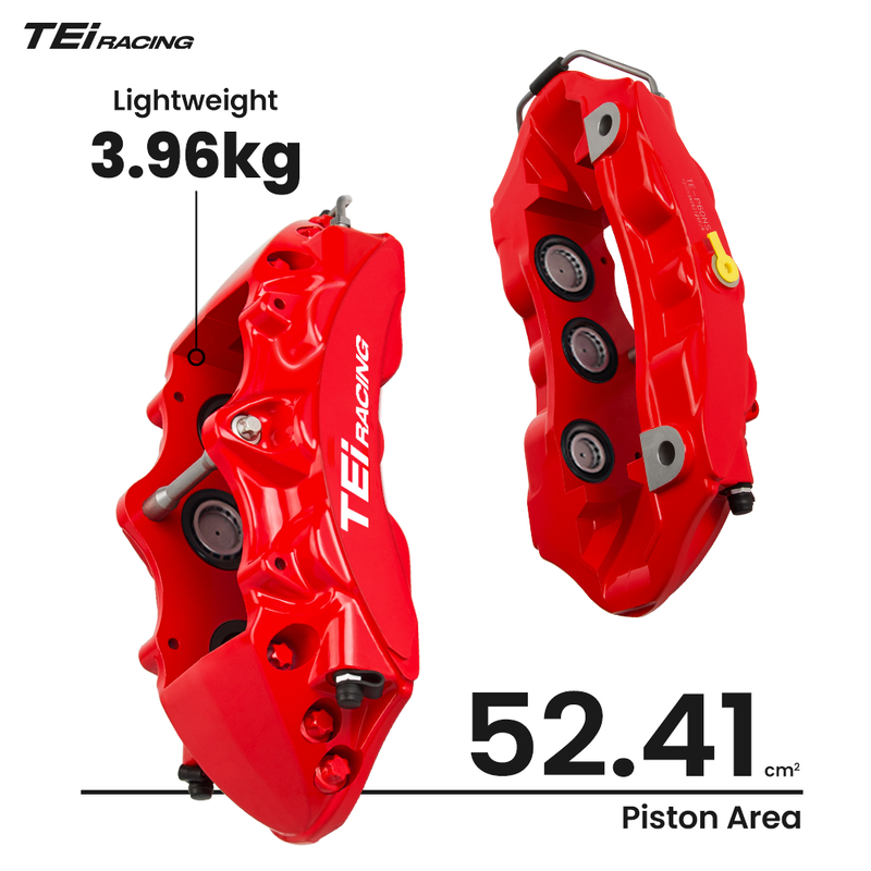 TEI P60NS ブレーキキャリパー 6 ポット 355*28mm 378*28mm 高炭素鉄