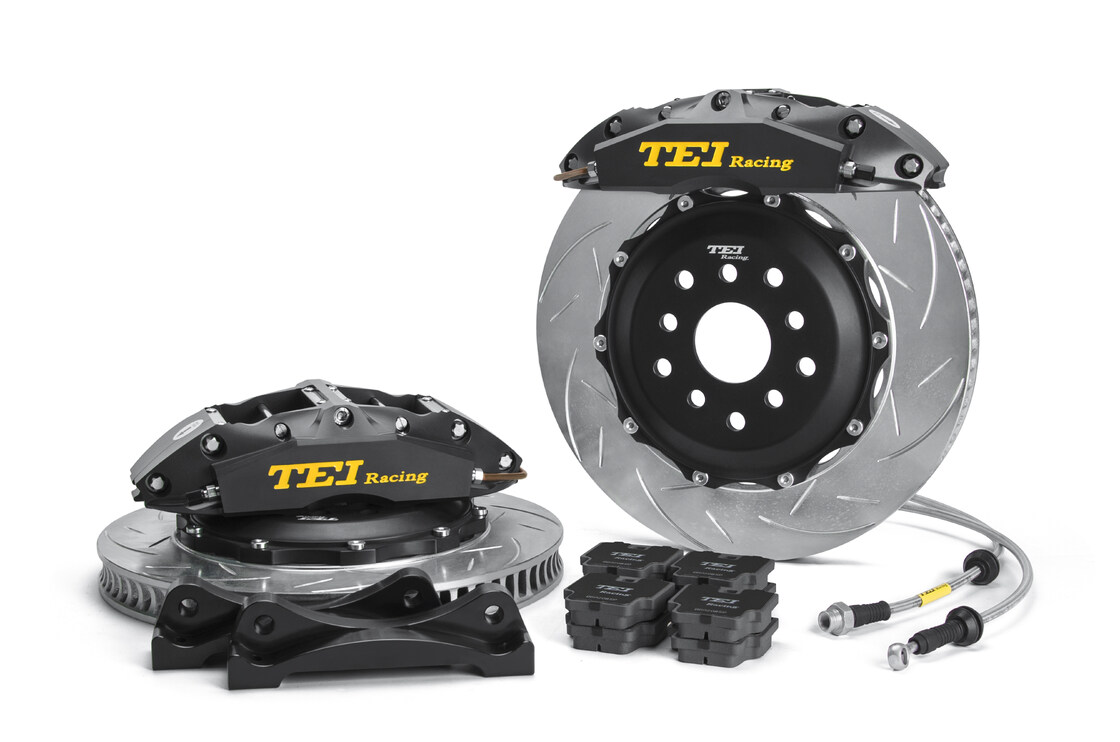 Tei Racing TEI Racing Big Brake Kit 4 Piston Forged Caliper P40 Super For Subaru ...