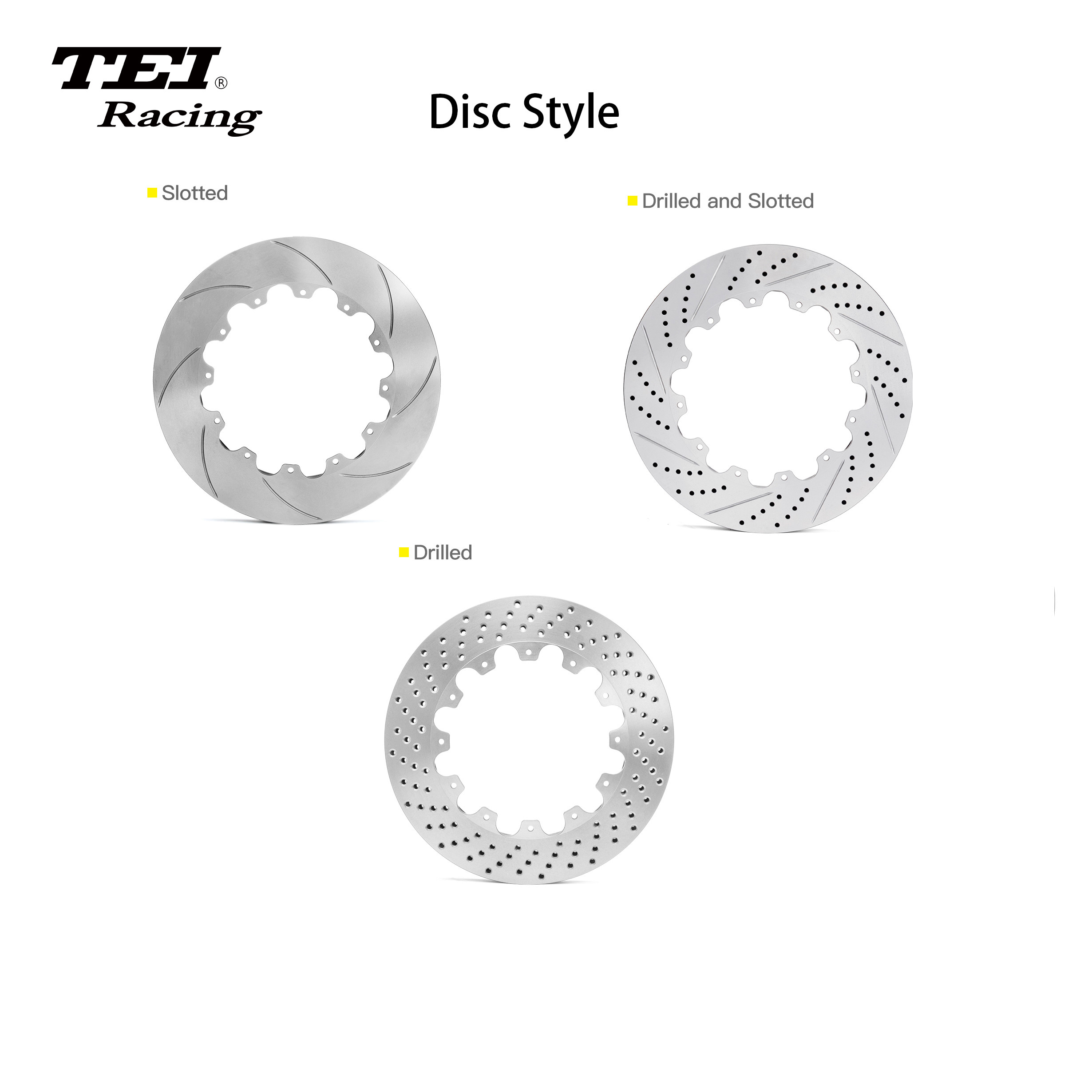 Front Big Brake Kit 4 Piston Caliper With 355x28mm Rotor BBK Auto Brake