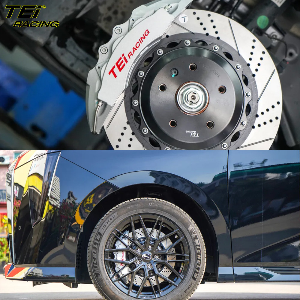 Biston Rear Brake Front 6 piston and rear 4 piston caliper BBK auto brake system For ...