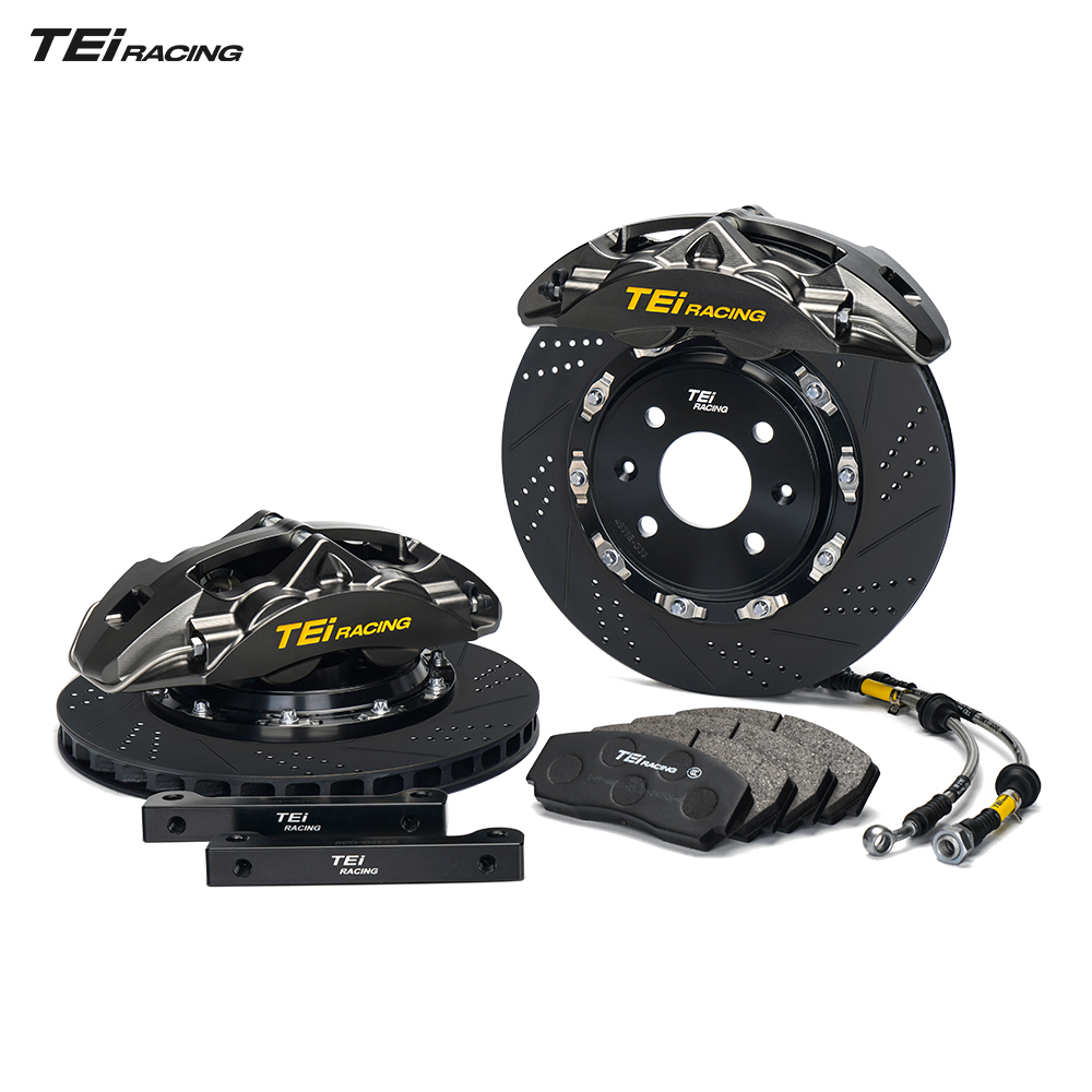 Tei Racing TEI P42 Super Racing 4 Pot Racing Caliper Big Brake Kit for Honda Civic ...
