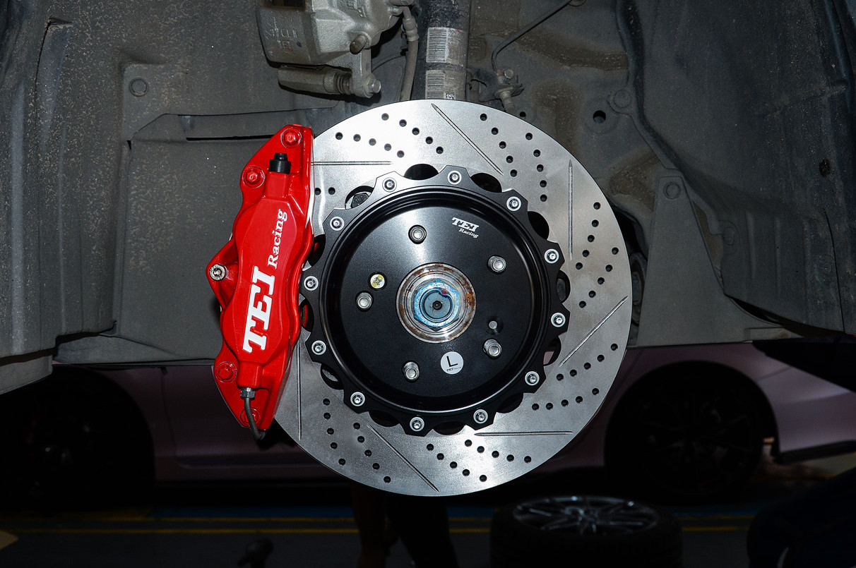 Tei Racing Four Piston TEI Racing Big Brake Kit For Honda Civic wtih 355*32mm rotor