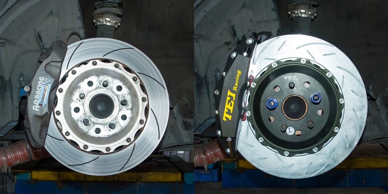 TEI Racing Big Brake Kit 4 Piston Caliper P40 Super For Subaru