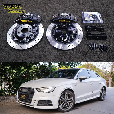 TEIRACING Front P40NS+ 4 Pot Split Forged Caliper with 355x28 mm rotor For Audi A3 18 inch rim