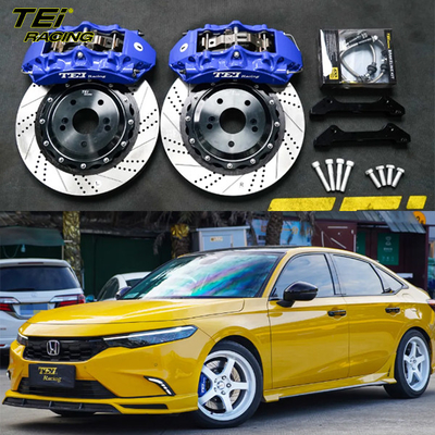 Front Big Brake Kit 6 Piston Caliper With 355*32 Mm Rotor BBK Auto Brake System For Honda INTEGRA 18 Inch Car Rim