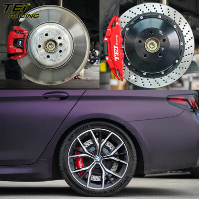 Front 6 piston and rear 4 piston caliper BBK auto brake system For BMW