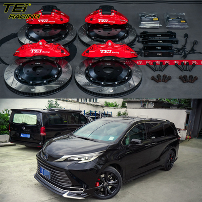 Front 6 Piston And Rear 4 Piston Caliper BBK Auto Brake System For Toyota Sienna 20 Inch Rim