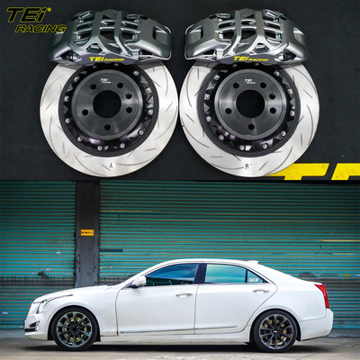 Front Big Brake Kit 6 Piston Caliper With 355x32mm Rotor BBK Auto Brake System For Cadillac ATS-L 18 Inch Car Rim